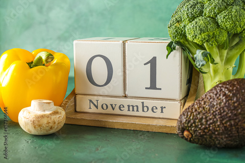Healthy eating start on Nov...