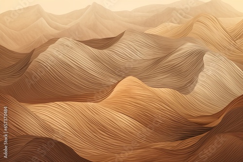 Breathtaking Brown Abstract Background: Unveiling the Rugged Beauty of Mountainous Landscapes, generative AI