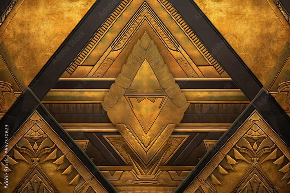 Φωτογραφία Golden Abstract Background: Majestic Allure of an Ancient Egyptian Artifact, gen