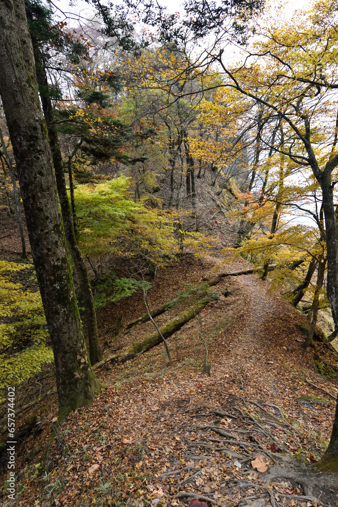 Climbing  Mount Arafune, Gunma, Japan