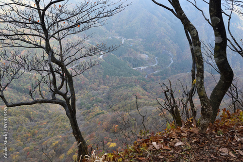 Climbing  Mount Arafune, Gunma, Japan photo