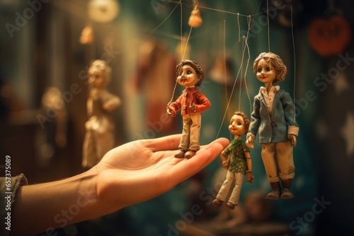 Puppetry marionette background photo