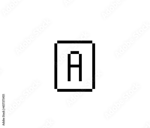 Abstract Letter A Logo   Pixelated Letter A Logo   Modern A Logo   Geometric Letter A Logo   Creative A Logo   Unique A Logo