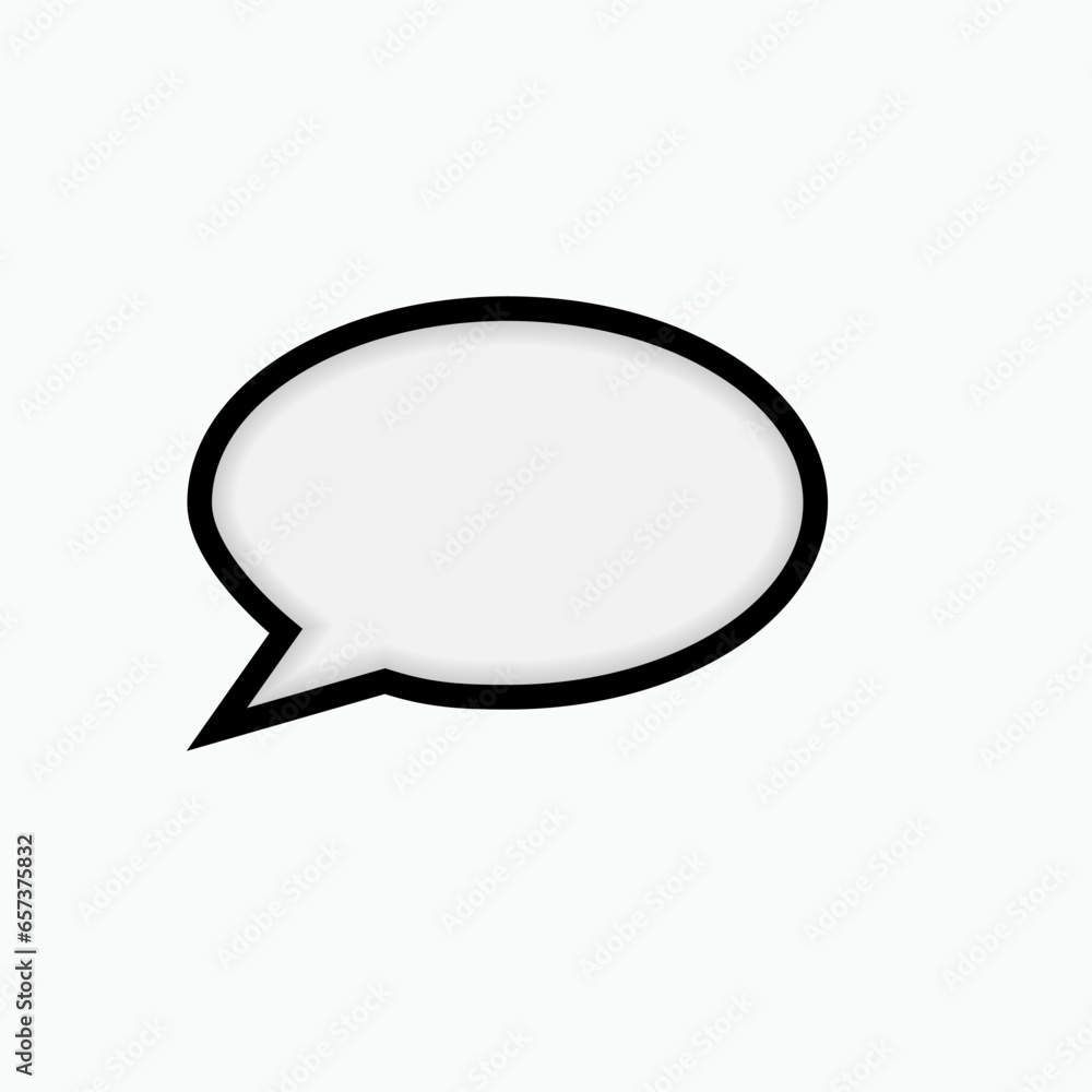 Bubble Speech Icon. Talk, Chat Illustration. Applied as Trendy Symbol for Design Elements, Websites, Presentation and Application - Vector. Bubble Speech Icon. Talk, Chat Illustration. Applied as Trendy Symbol for Design Elements, Websites, Presentation and Application - Vector.