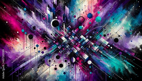 abstract background with circles