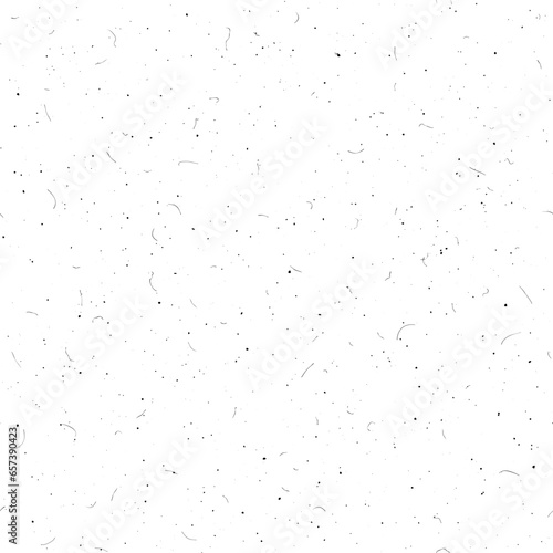 Black particles seamless background. Old dusty film texture. Grunge specks, scratches, dots and flecks repeating wallpaper. Vintage rough dirty overlay. Gritty sand noise distressed effect. Vector 