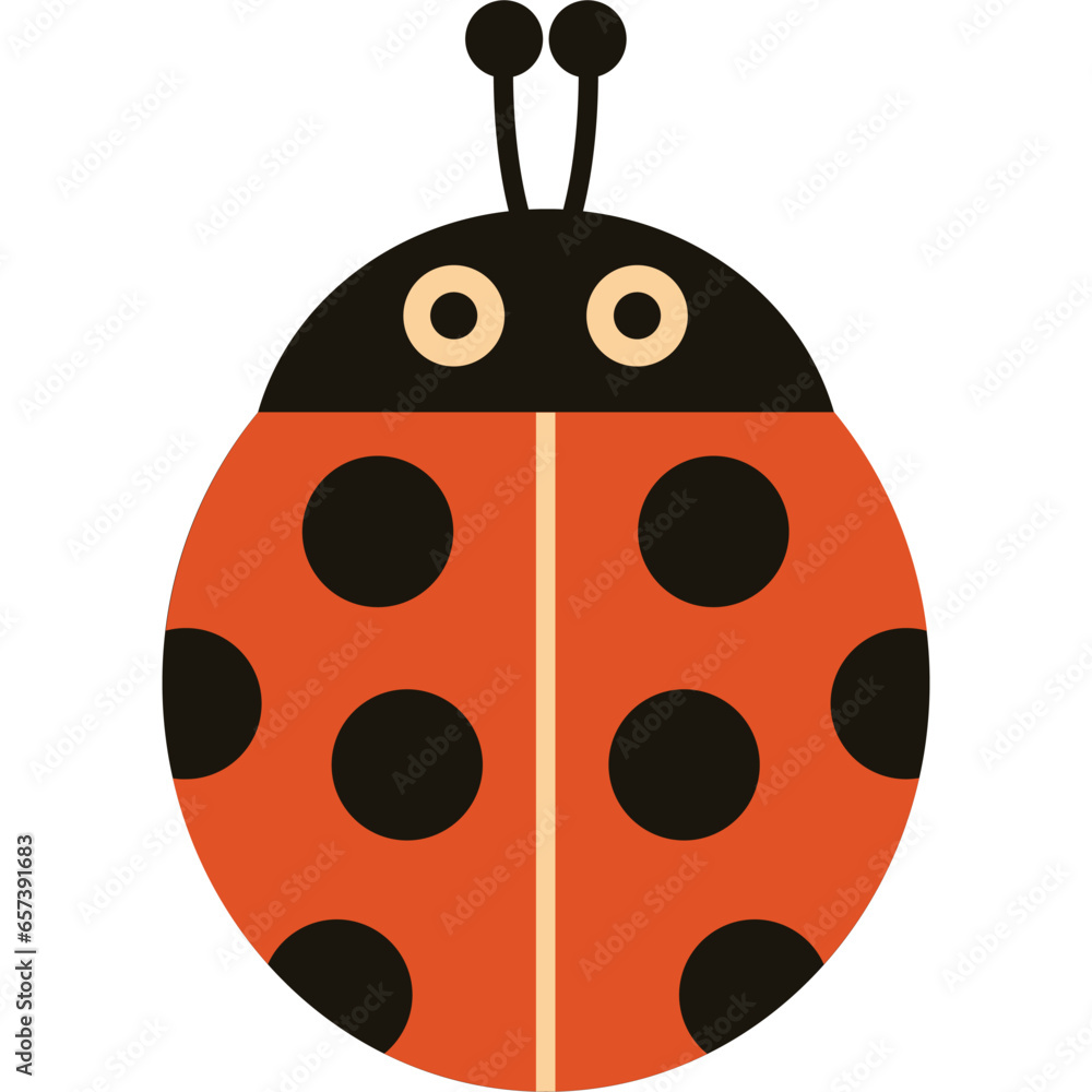 Obraz premium A ladybug in autumn