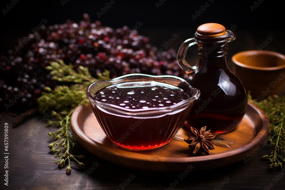 Generative AI : Juniper Molasses or syrup, Turkish name; Andiz (Ardic) Pekmezi Generative AI : Juniper Molasses or syrup, Turkish name; Andiz (Ardic) Pekmezi