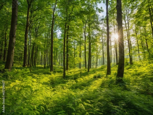 spring landscape forest