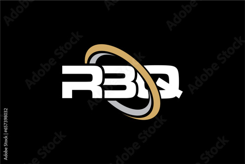 RBQ creative letter logo design vector icon illustration photo