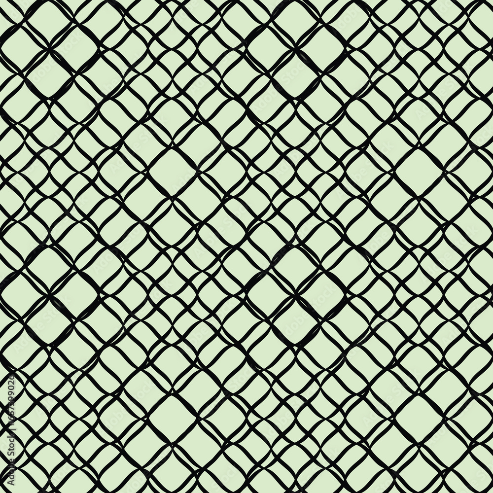 Fototapeta premium Creative Hand drawn Seamless Pattern of Print Art Abstract background for textile