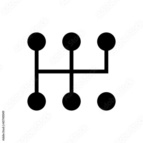 Car Transmission Icon, Automobile Part Icon