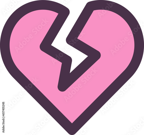 broken heart icon