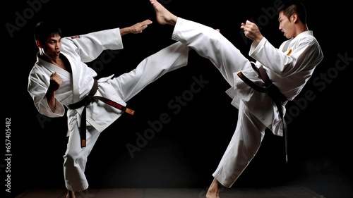 japanese karate fighter