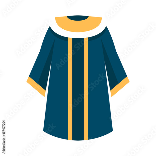Illustration of Graduation Uniform