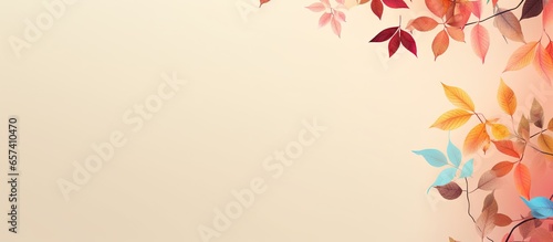 copy space image on isolated background autumn leaf card