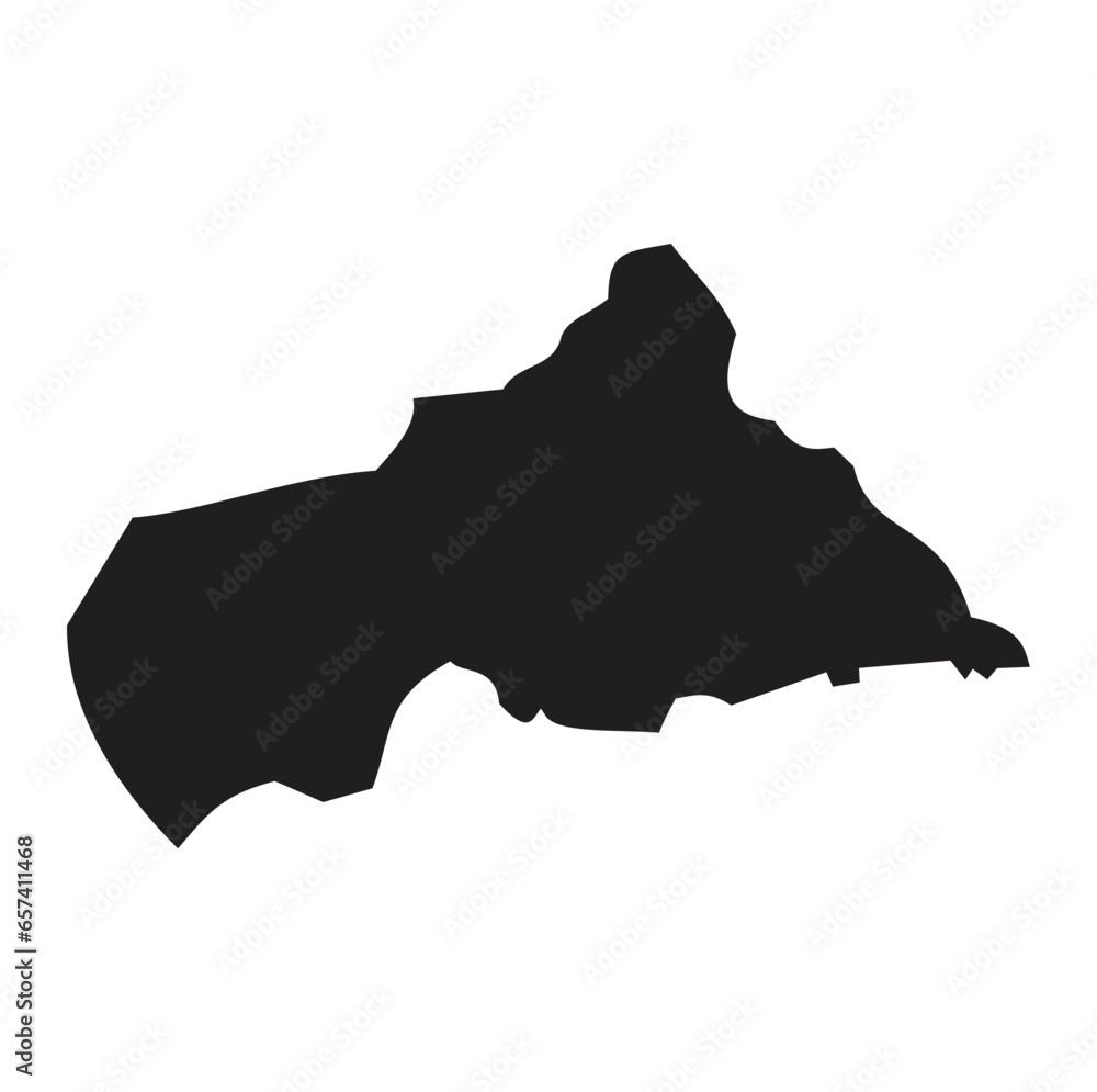 High detailed vector map - Central African Republic
High detailed vector map - Central African Republic