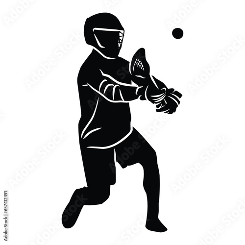 hand drawn silhouette of a lacrosse player. graphic assets in the form of shadows of lacrosse players that can be used for background designs