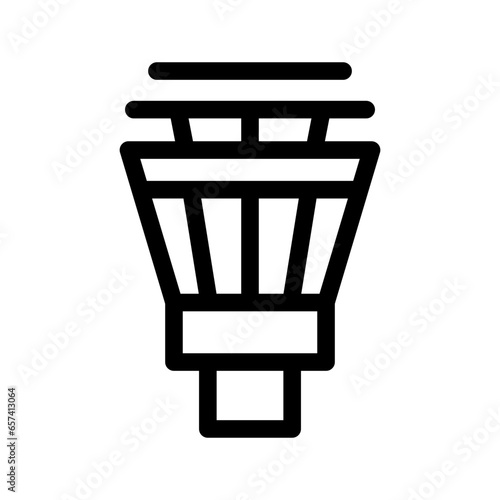 Control Tower Icon Vector Symbol Design Illustration