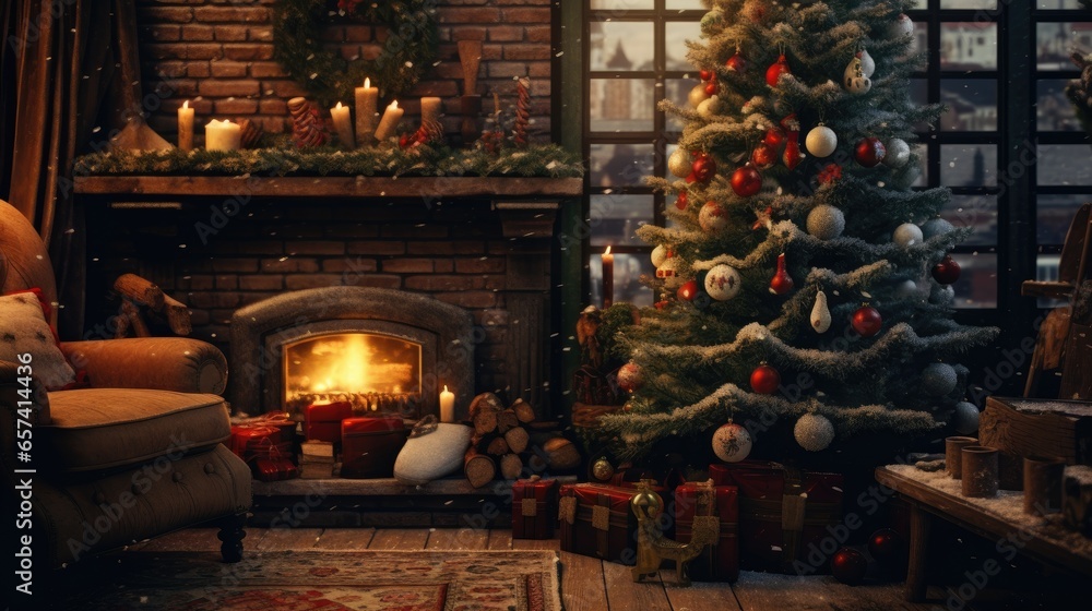 Christmas themed background, cozy, friendly, jolly Christmas themed background, cozy, friendly, jolly
