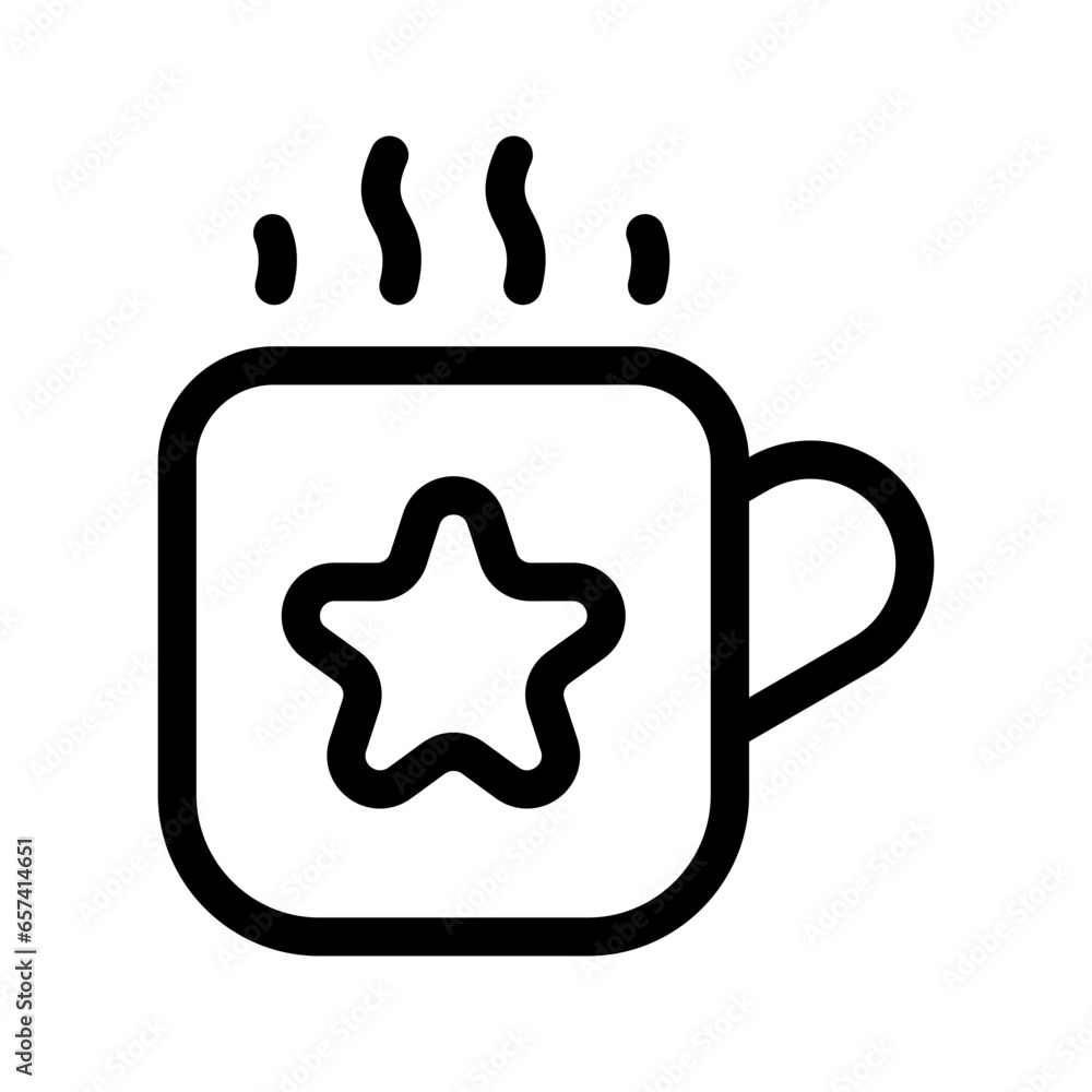 Obraz premium Cocoa Icon Vector Symbol Design Illustration