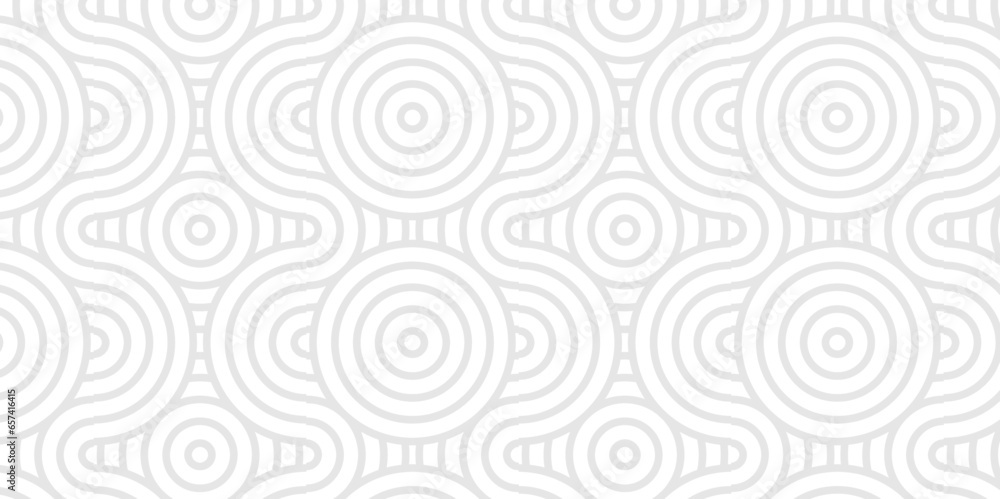 Seamless gray geometric ocean spiral pattern and abstract circle wave lines. Gray seamless tile stripe geomatics overlapping create retro square line backdrop pattern background. Overlapping Pattern. Seamless gray geometric ocean spiral pattern and abstract circle wave lines. Gray seamless tile stripe geomatics overlapping create retro square line backdrop pattern background. Overlapping Pattern.