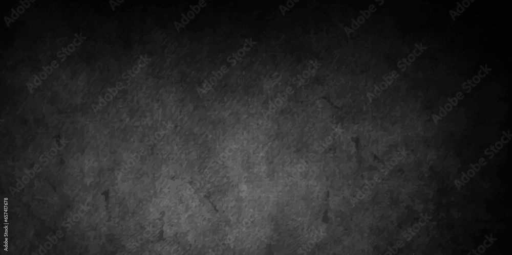 Black stone concrete grunge texture and backdrop background anthracite panorama. grunge and scratched old wall texture cement dirty gray with black background,	 - obrazy, fototapety, plakaty 