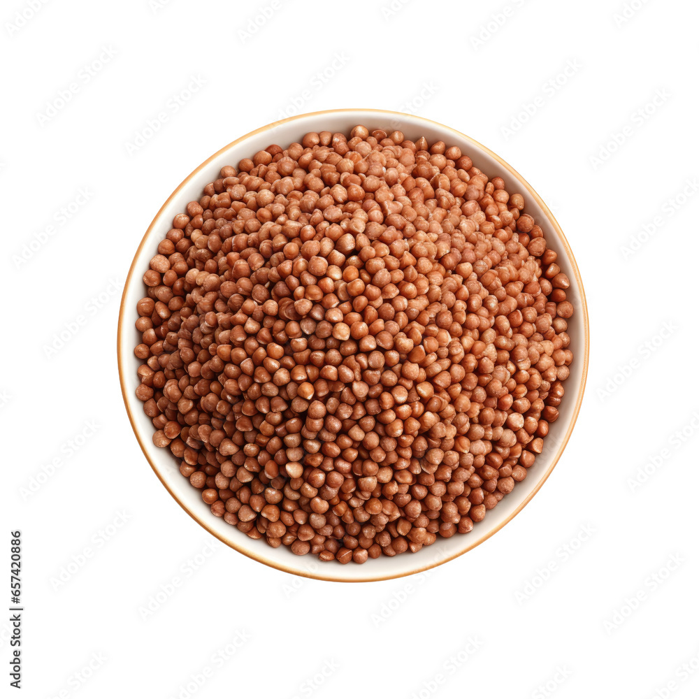 Buckwheat grain on transparent background Buckwheat grain on transparent background