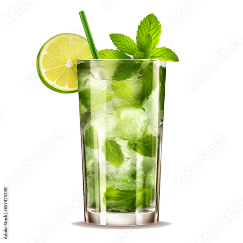 Mojito cocktail with mint, transparent, png, mojito, drink, alcohol, alcoholic drink