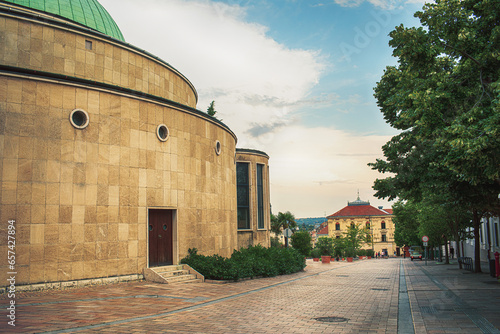 View of the mosque in Pecs,Hungary. photo