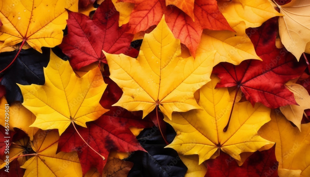 Autumn Season and Dried Leaf Background Autumn Season and Dried Leaf Background