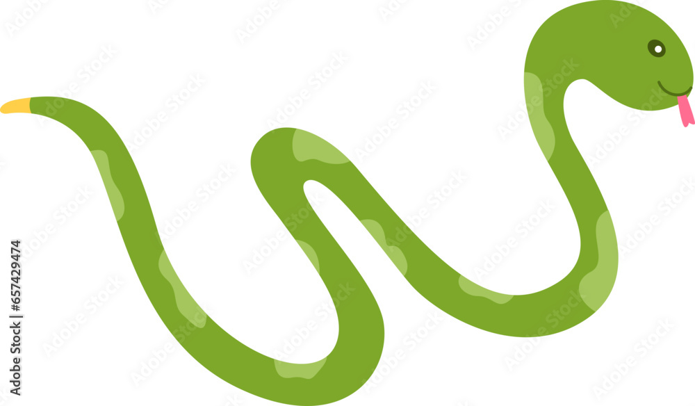 Snake Hand Drawn Illustration Snake Hand Drawn Illustration