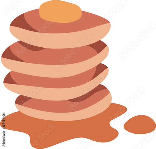 Pancake icon illustration