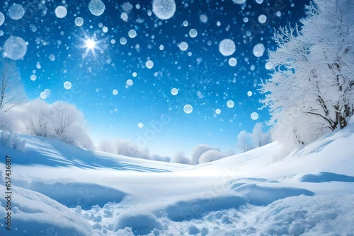 winter landscape with snow © CREAM 2.0