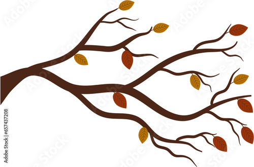 Tree Branch with Leaves