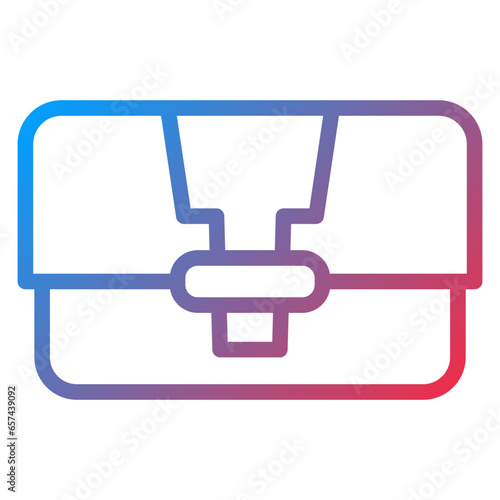 Vector Design Clutch Bag Icon Style