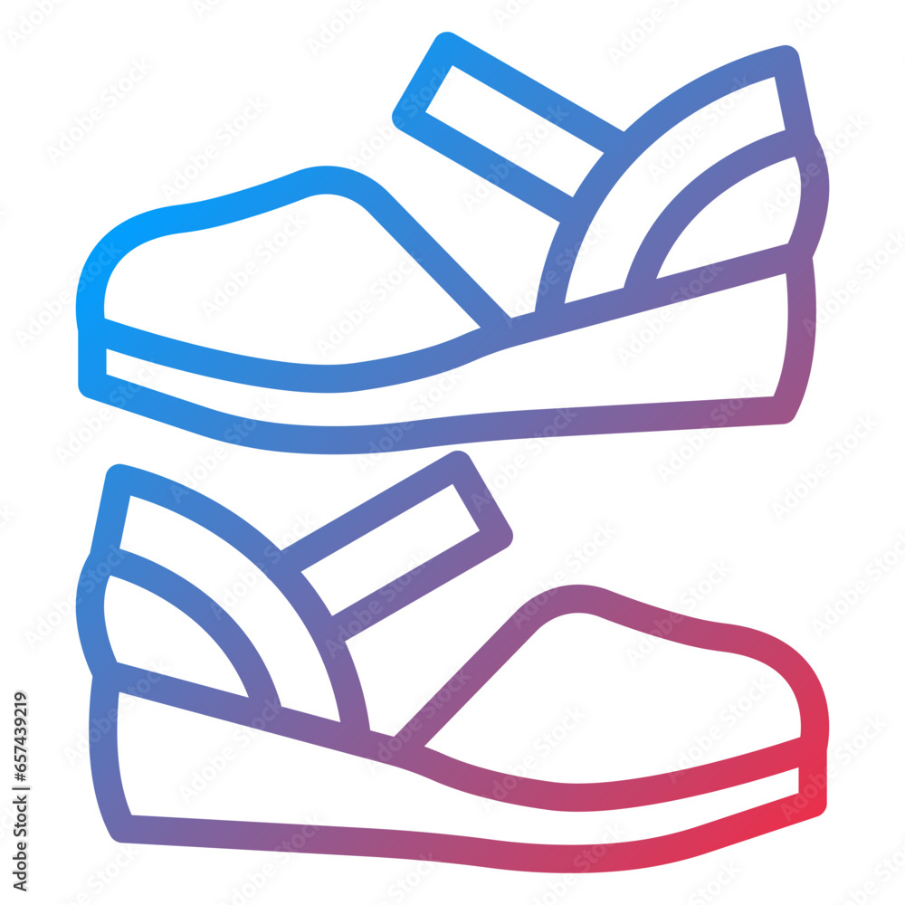 Vector Design Women Shoes Icon Style Vector Design Women Shoes Icon Style