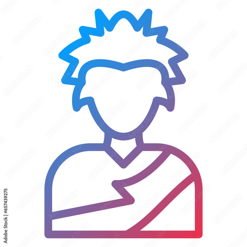 Vector Design Prehistoric Man Icon Style Vector Design Prehistoric Man Icon Style
