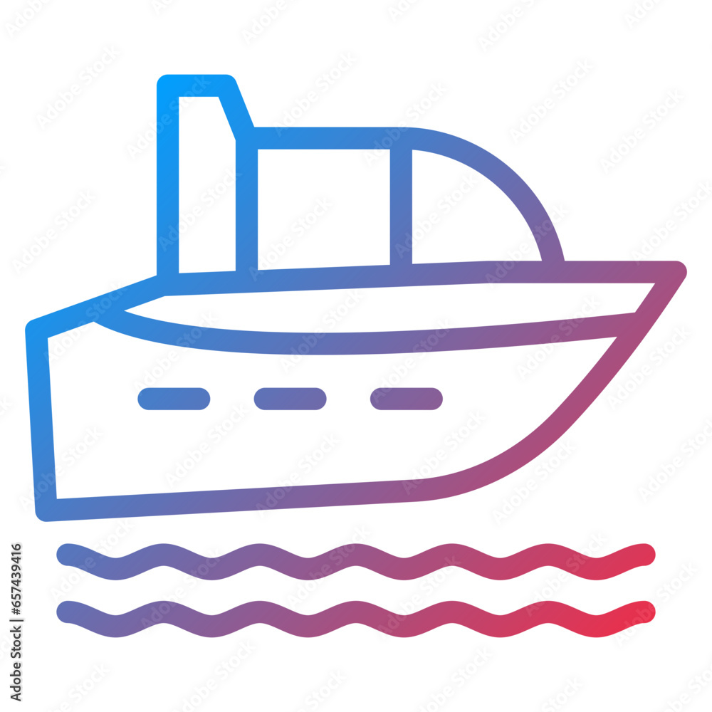 Vector Design Boat Icon Style Vector Design Boat Icon Style