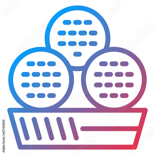Vector Design Falafel Icon Style
