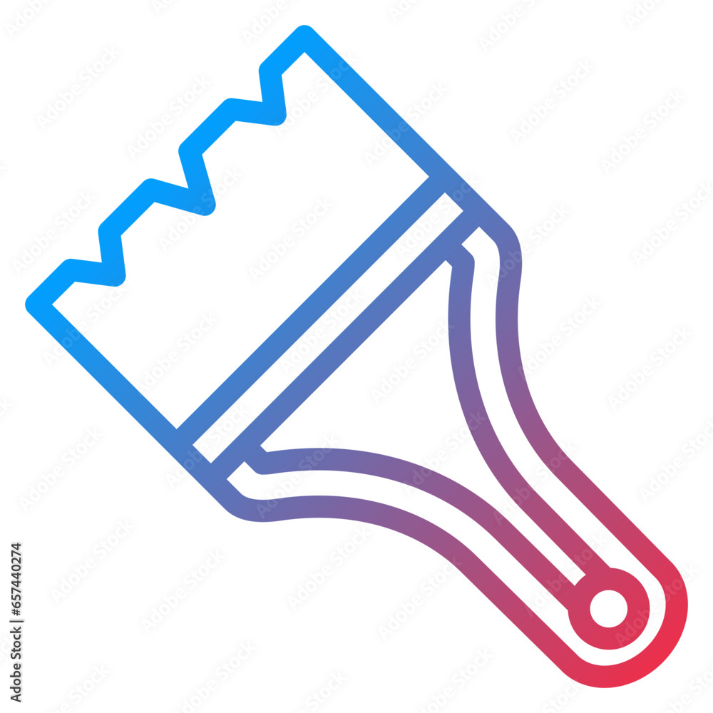Vector Design Paint Brush Icon Style Vector Design Paint Brush Icon Style