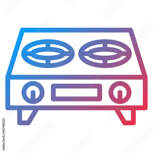 Vector Design Gas Stove Icon Style