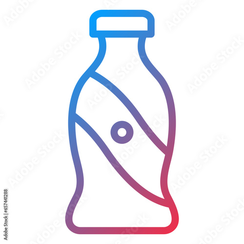 Vector Design Cola Bottle Icon Style
