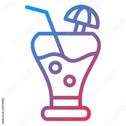 Vector Design Pina Colada Icon Style