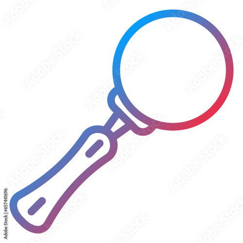 Vector Design Loupe Icon Style
