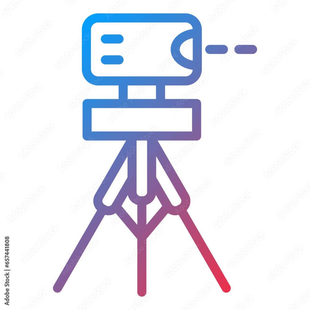 Fototapeta premium Vector Design Laser Level Icon Style