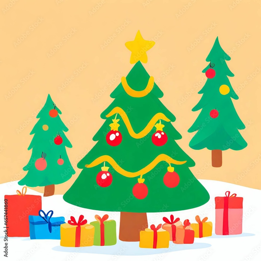 Obraz premium Christmas tree