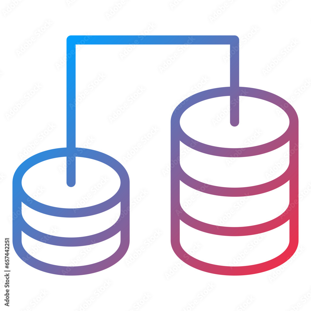 Vector Design Database Icon Style Vector Design Database Icon Style