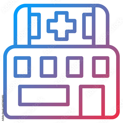Vector Design Clinic Icon Style