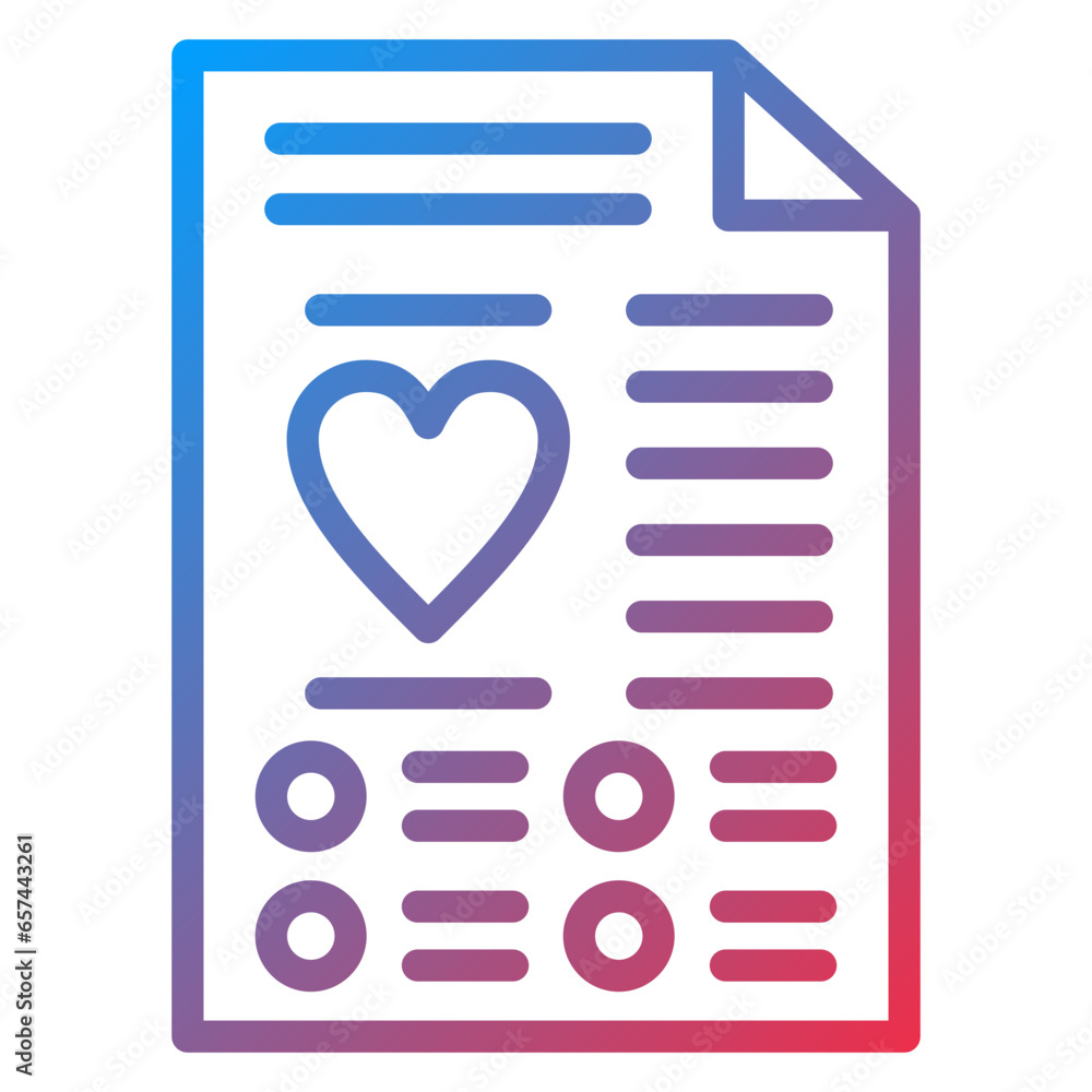 Vector Design Wishlist Icon Style Vector Design Wishlist Icon Style